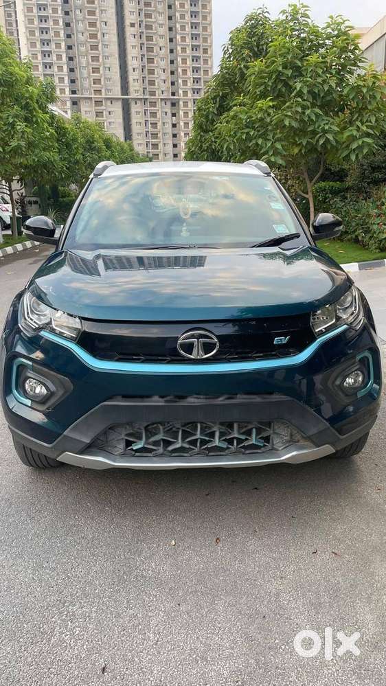 Tata Nexon Ev Xz Plus Teal Colour
