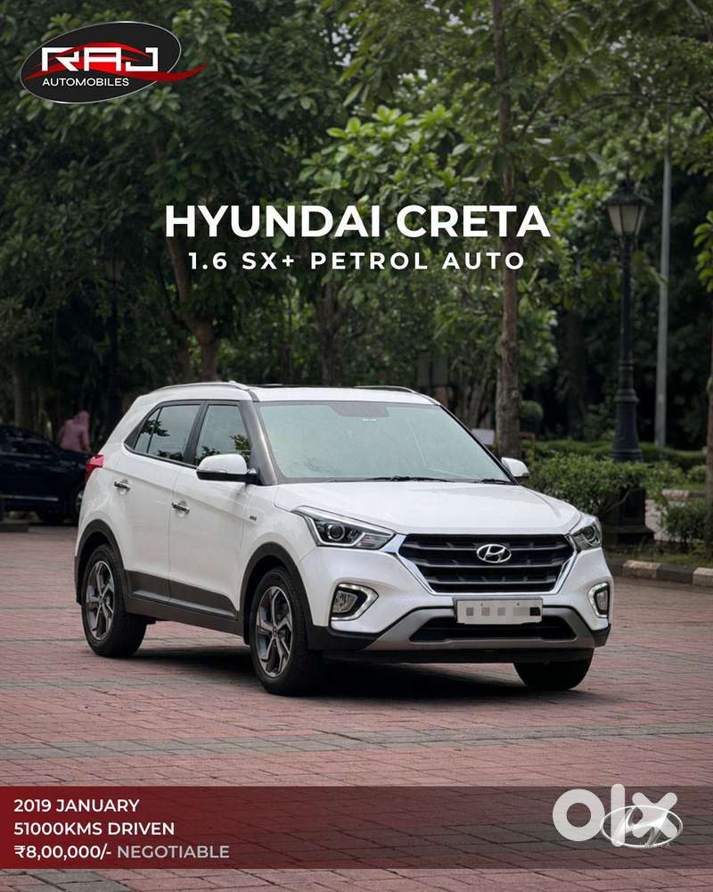 Hyundai Creta 1.6 Sx Plus At Dual Tone Vtvt, 2019, Petrol