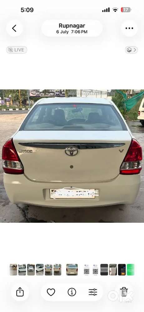 Toyota Etios 2016 Cng Hybrid