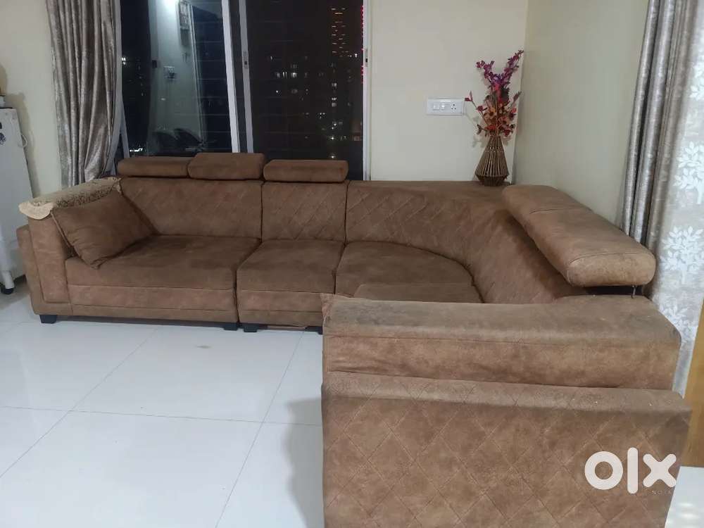 Comfortable L shape Sofa 5 seater with Corner