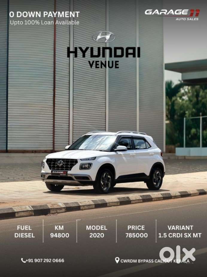 Hyundai Venue Sx Opt, 2020, Diesel