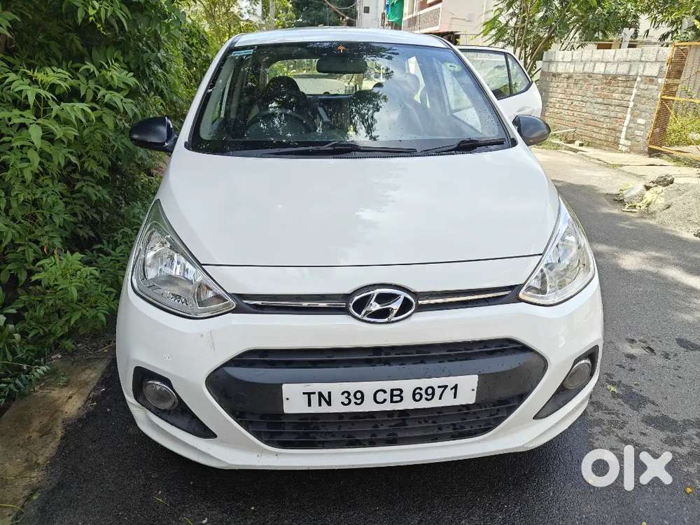 Hyundai Grand I10 -2017-single Owner-white-well Maintained