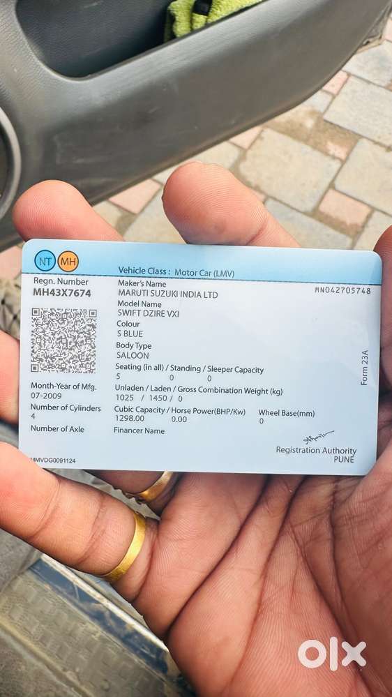Swift Dzire Vxi 2009 - Cng + Petrol