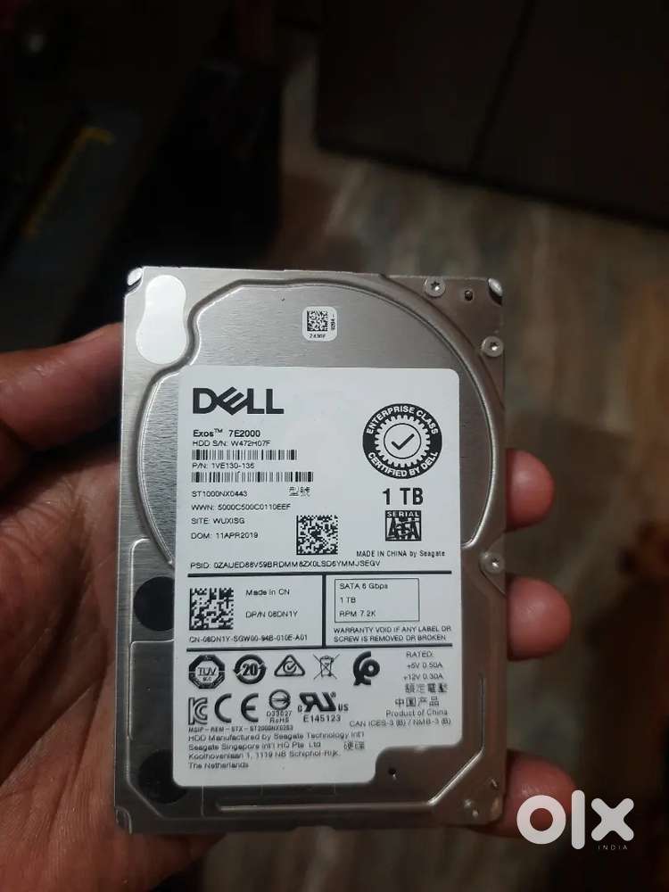 Dell 1tb hdd enterprise edition 100% health fixed price no bargain