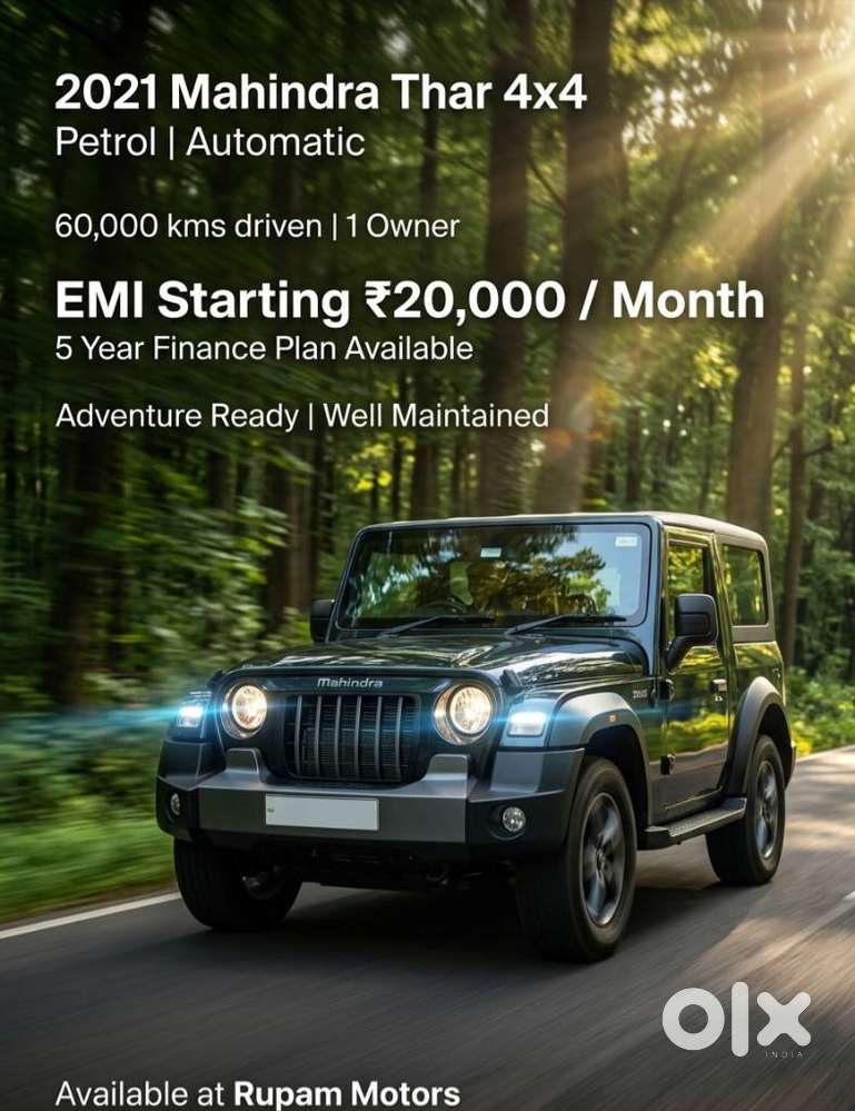 Mahindra Thar Lx P At 4wd 4s Ht, 2021
