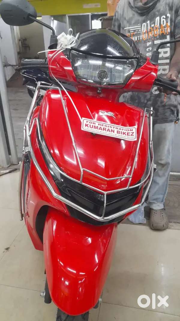 TVS Jupiter110 Red Colour Available Just pay 4999 EMI option available