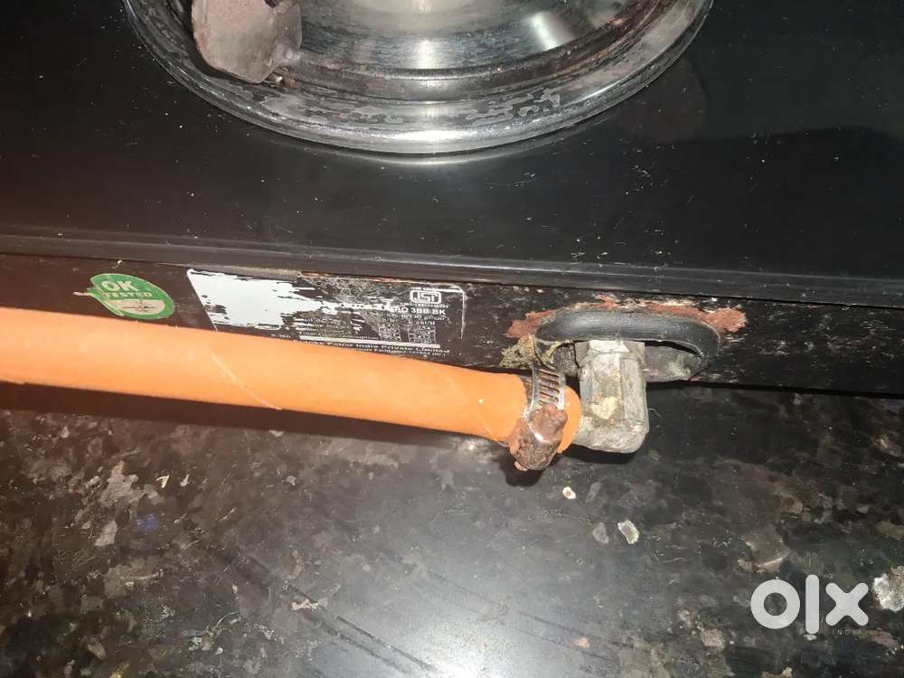 A fully working gas stove ready to use immediately