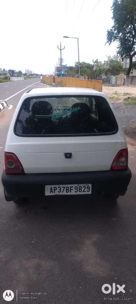 White Colour Maruti 800 Forsell