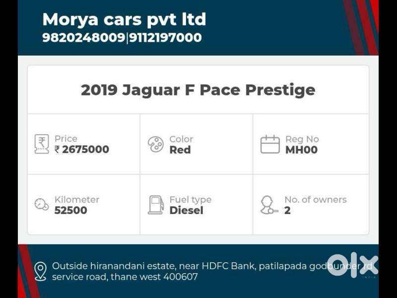 Jaguar F-pace Prestige, 2019, Diesel