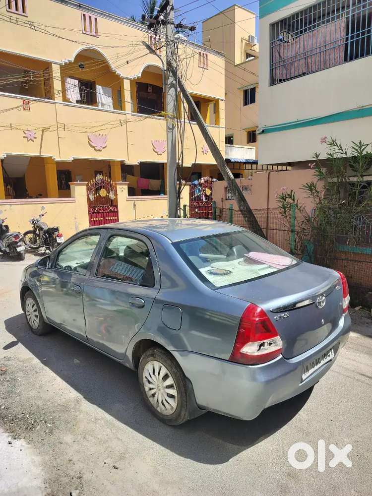 Toyota Etios Gd Diesel In Good Condition  Grey Color White Board Car