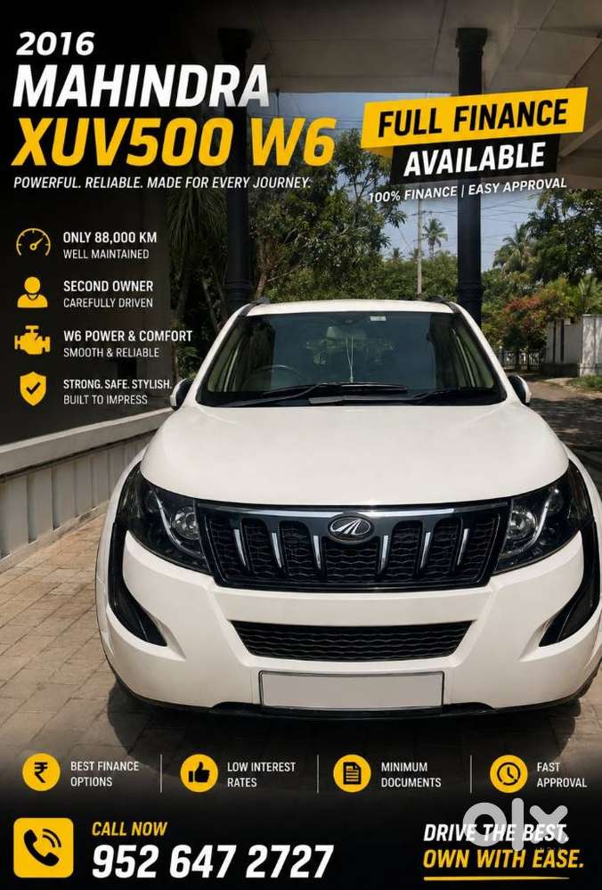 Mahindra Xuv500 W6 2wd, 2016, Diesel