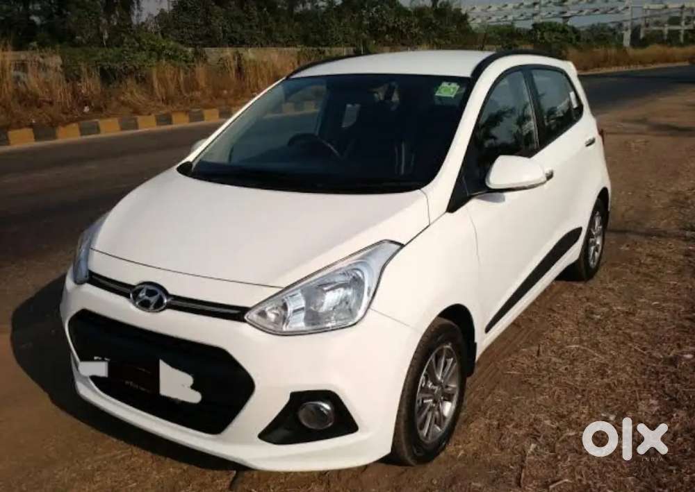 Hyundai Grand I10 2018 Petrol 45000 Km Driven, No Damage,  White Color