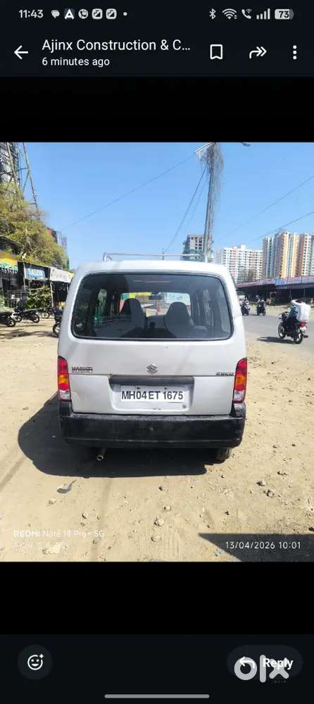 Maruti Suzuki Eeco 2011 Cng & Hybrids 114000 Km Driven
