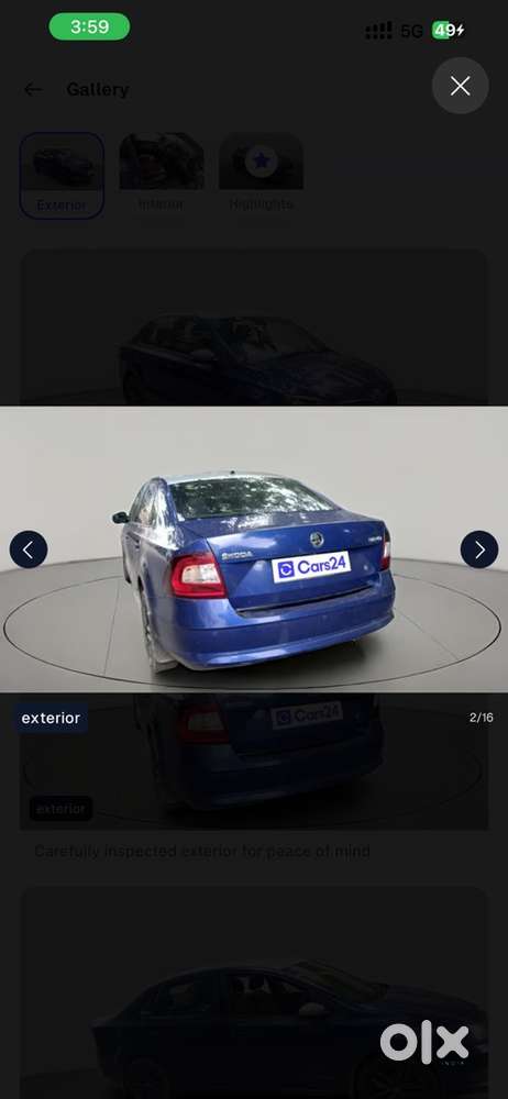 Skoda Rapid Tsi 2021 Petrol Car