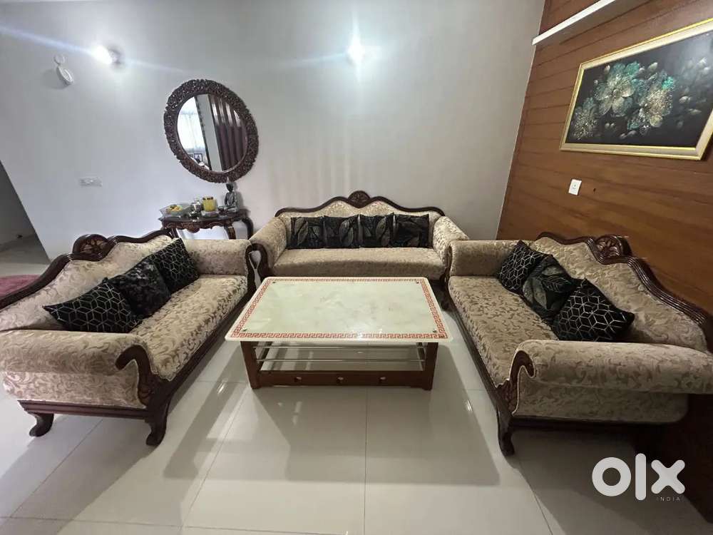 7 Seater Sofa with Centre Table.