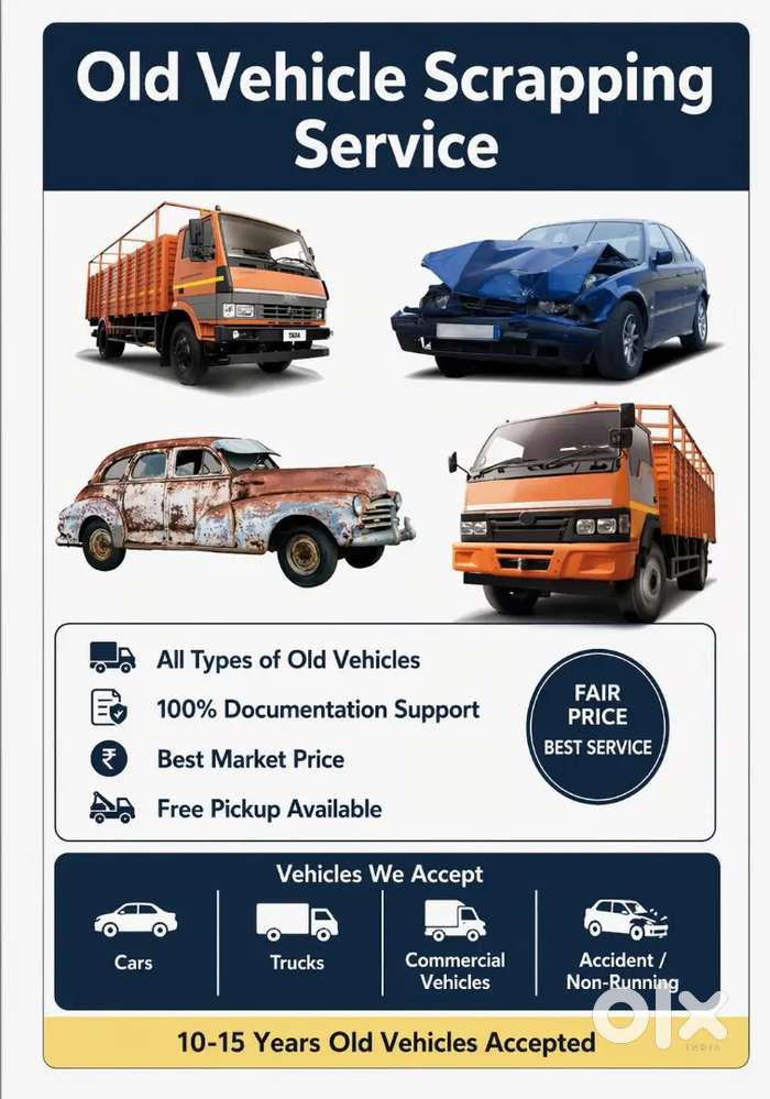 Car Scrap Buyer In Satisfy Rto And Rvsf