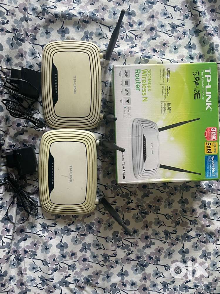 Two TL-WR841N WIFI ROUTERS