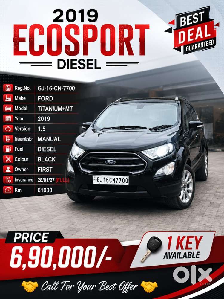 Ford Ecosport Signature Edition Diesel, 2019, Diesel