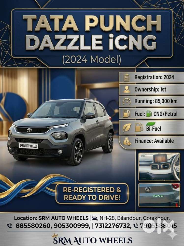 Tata Punch Accomplished Dazzle Sunroof Cng, 2024, Cng & Hybrids