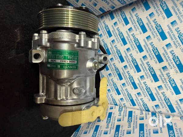 SWIFT DIESEL CAR AC COMPRESSOR {ORIGINAL BOX PACK} {SANDEN} OK TESTED.