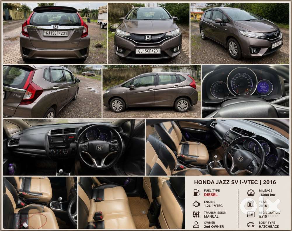 Honda Jazz Diesel 2016 Year