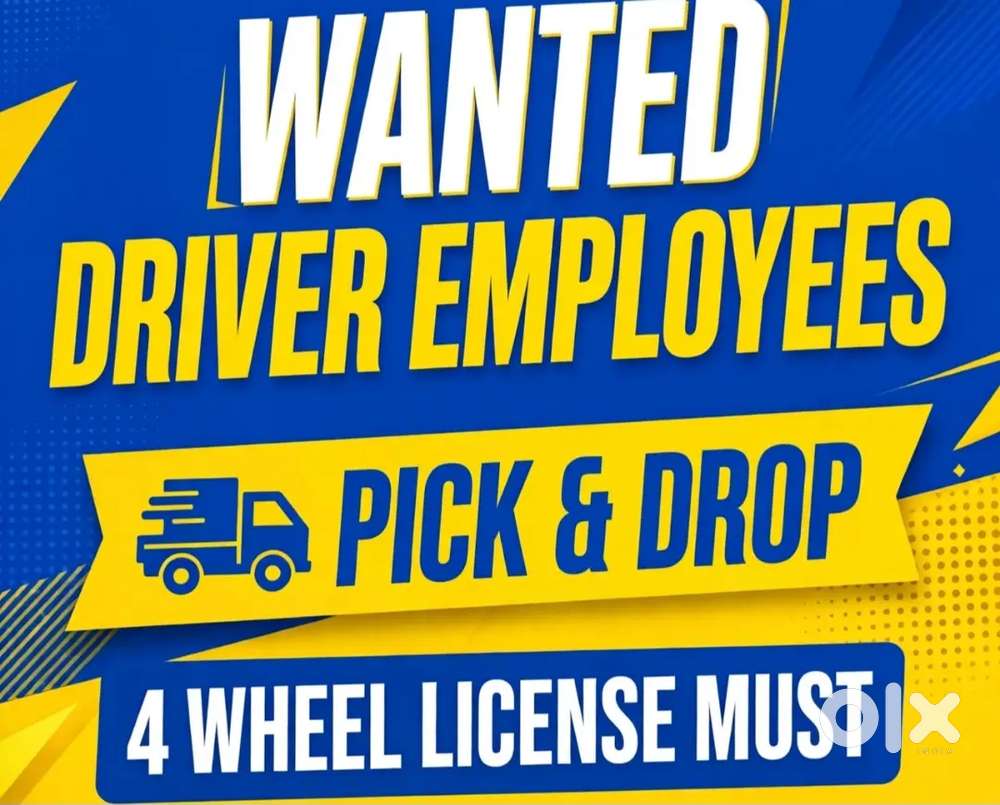 Wantee drivers for employees / staffs [ pick / drop ]