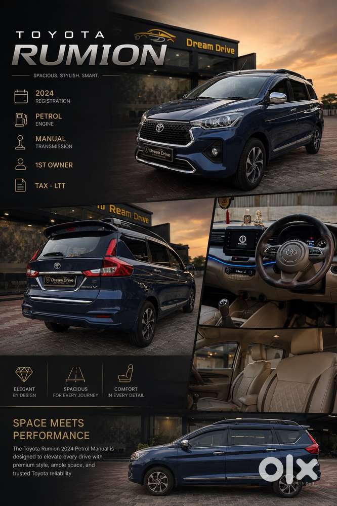 Toyota Rumion V Petrol Manual Dual Tone, 2024, Petrol