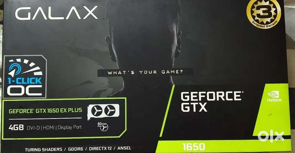 Galax GTX 1650 4GB Graphics Card for Sale ; ₹8,000