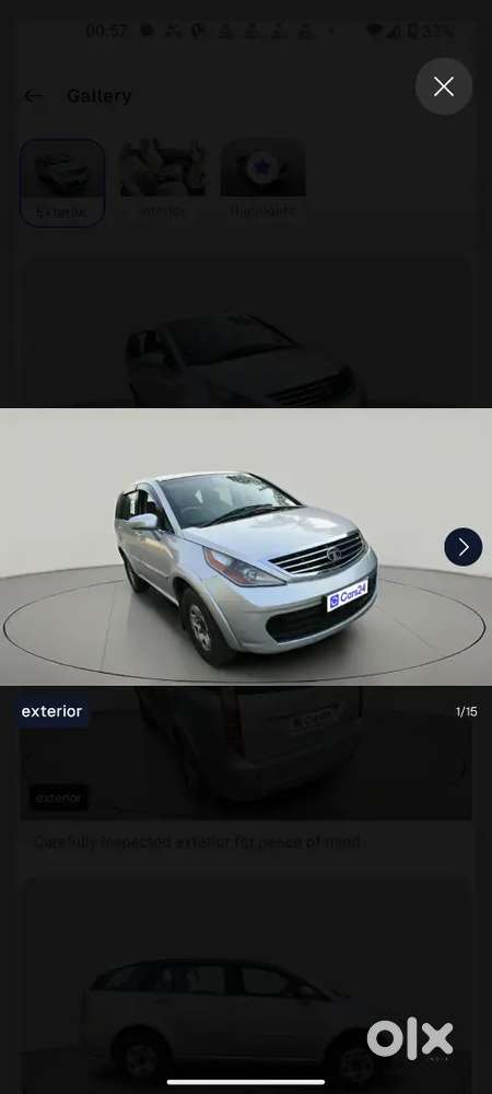 Tata Aria Lx 4x2 2011 Model