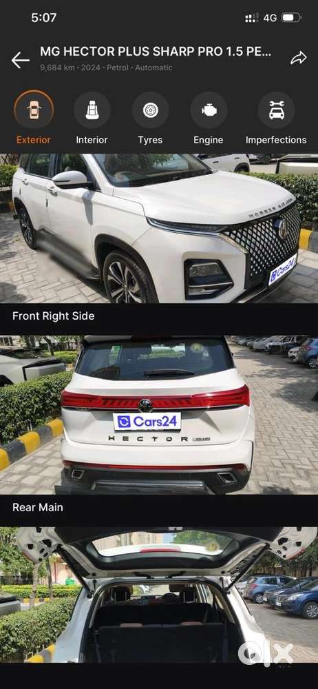 Mg Hector Plus 2024 Petrol 9200 Km Driven