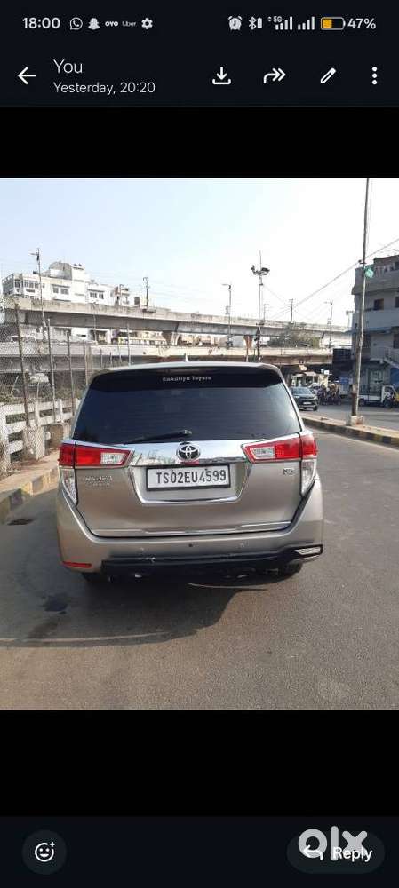 Toyota Innova Crysta 2.4 Gx Mt 8s, 2017, Diesel