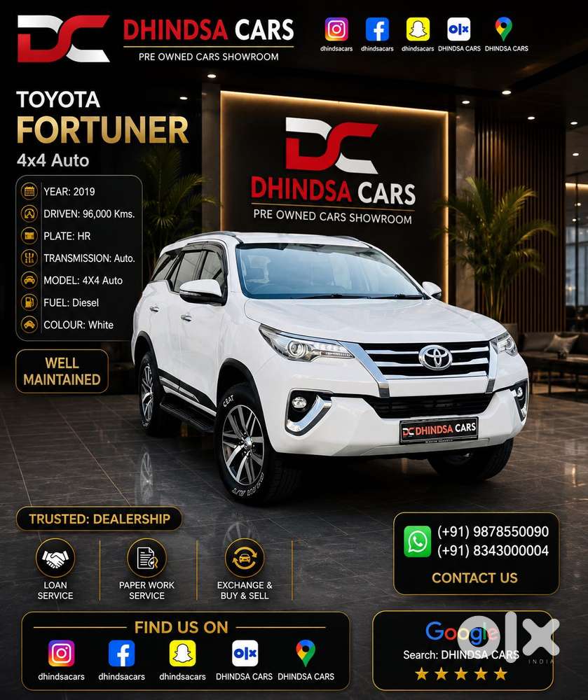 Toyota Fortuner Sigma 4 At Diesel, 2018, Diesel