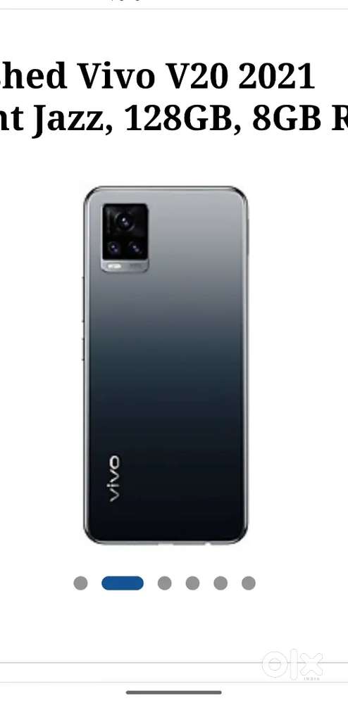 Vivo v20 8/128 snapdragon processor best 64mp camera back Mobile