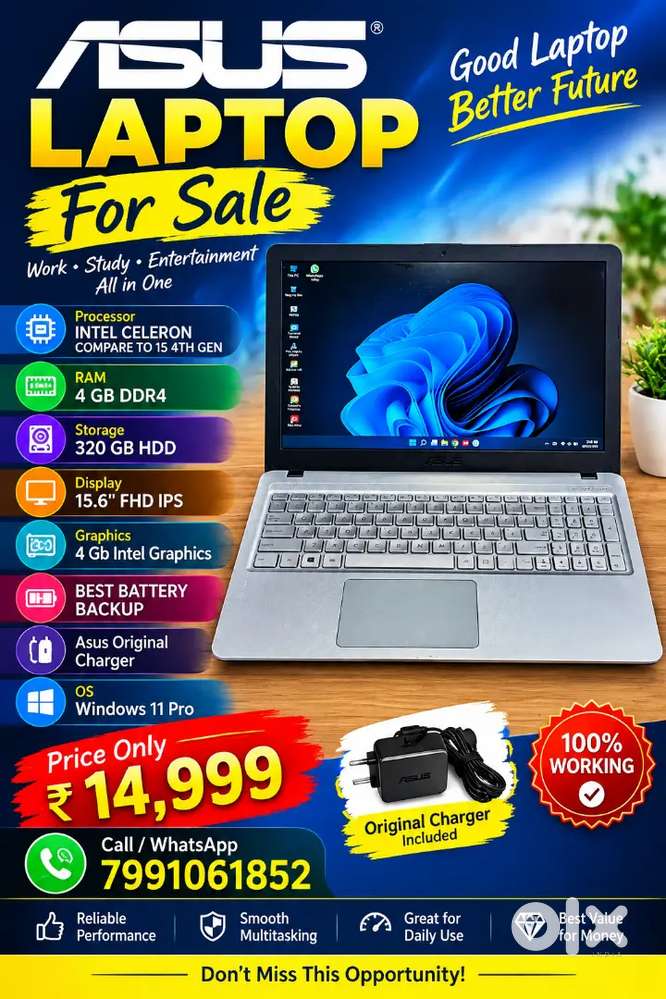 Model: ASUS LAPTOP