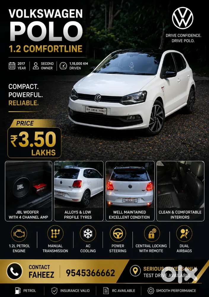 Volkswagen Polo Comfortline 2017 Year