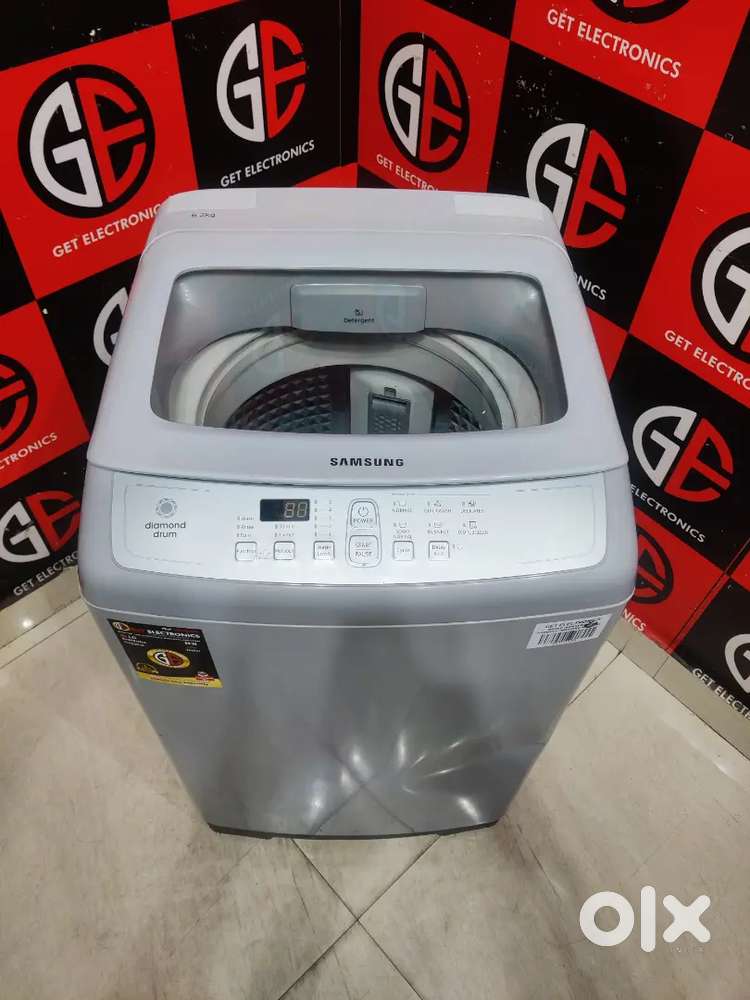 #samsung diamond drum 6.2kg top load machine with door step service..