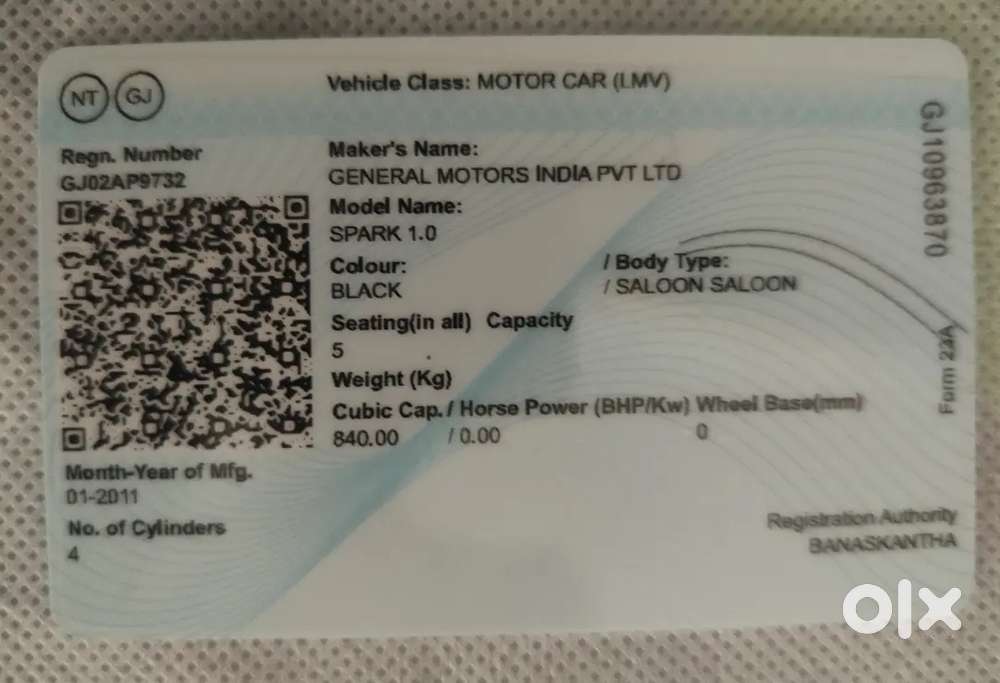 Chevrolet Spark 2011 Cng & Hybrids 76000 Km Driven