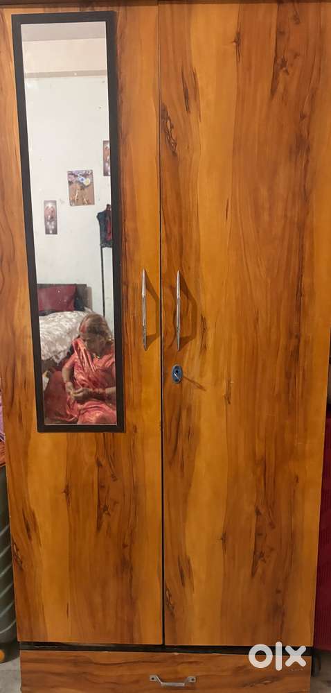 Wooden almira with mirror - Beds & Wardrobes in Ghitorni, Delhi ...