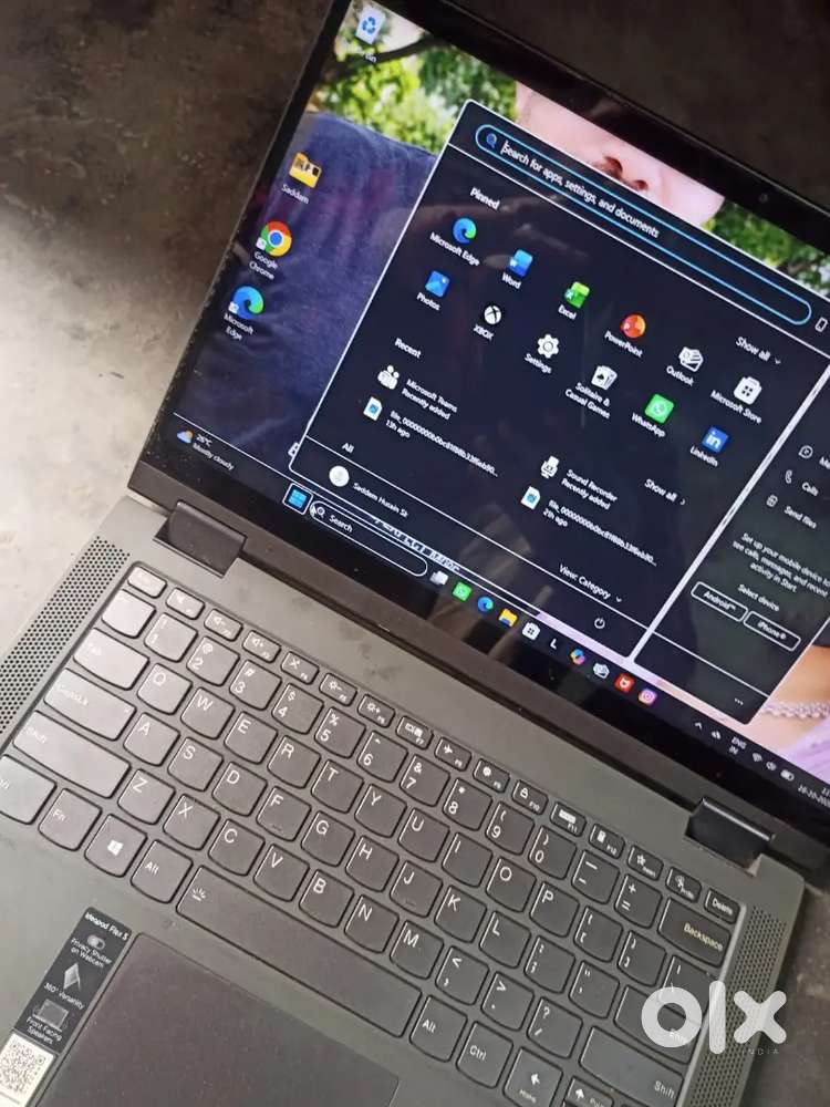 Good condition laptop 3 sal purana hai tuch screen full