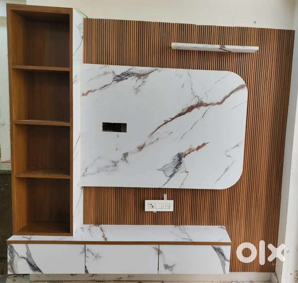 2bhk Semi furnished with lift power backup moduler kitchen with