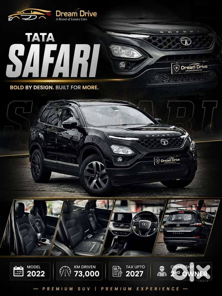 Tata Safari 2.0 Kryotec Xza Plus Dark Edition, 2022, Diesel