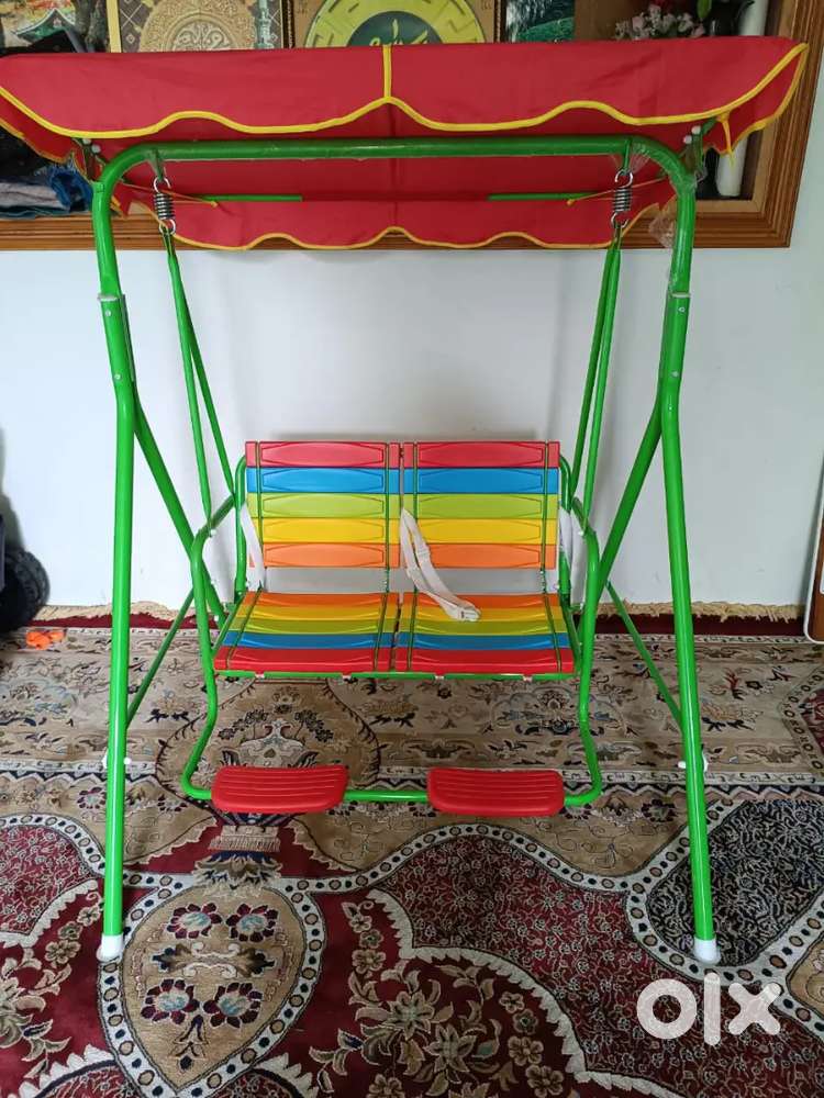 Kids Double Swing with Canopy (Good condition)