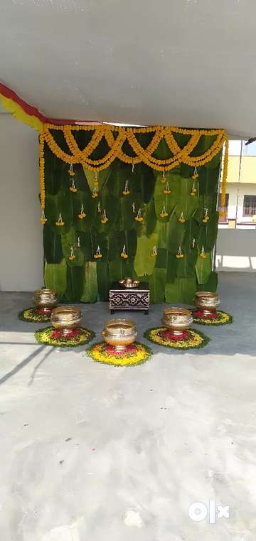 Mangala snanam decoration