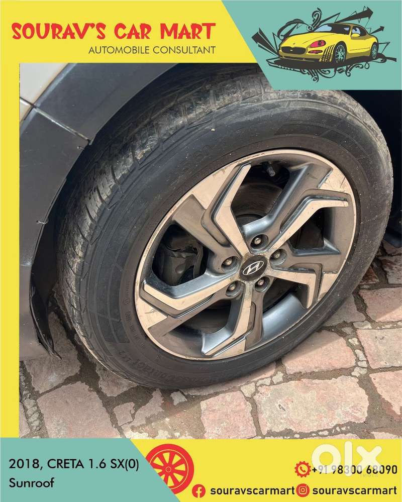 Hyundai Creta 1.6 Sx (o) Vtvt, 2018, Petrol