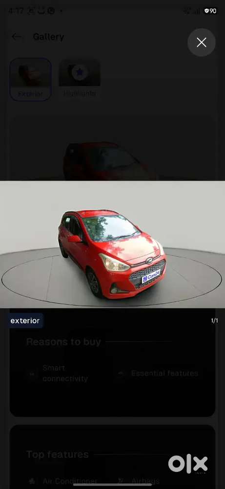 2017 Hyundai Grand I10 Sportz Petrol Automatic