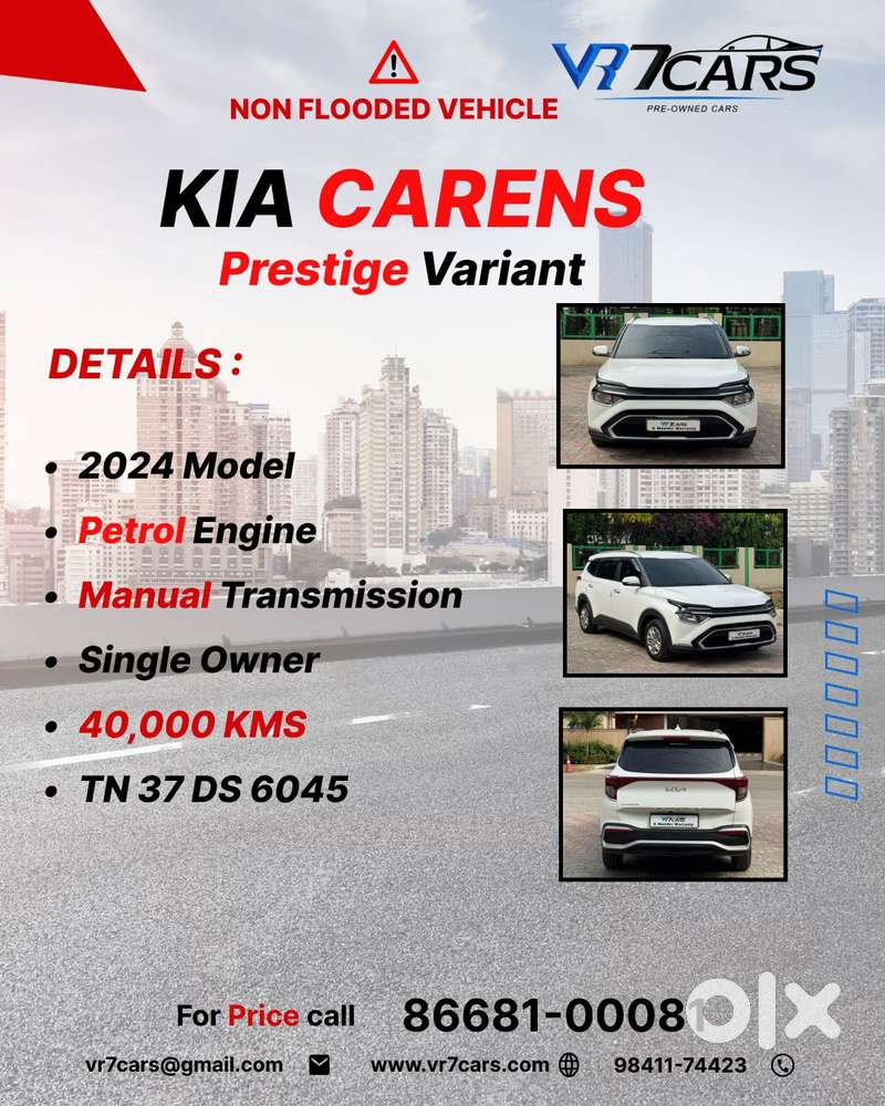 Kia Carens 1.5 Prestige 7 Str, 2024, Petrol