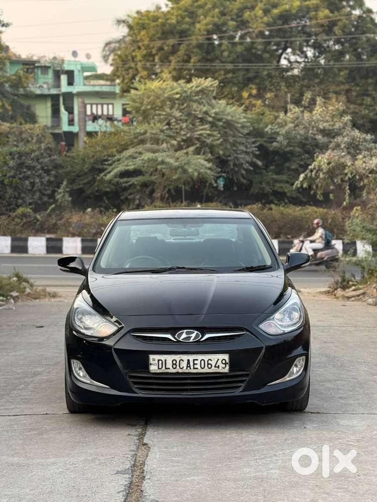 Verna 2013 Model Black Colour Fuel  Petrol