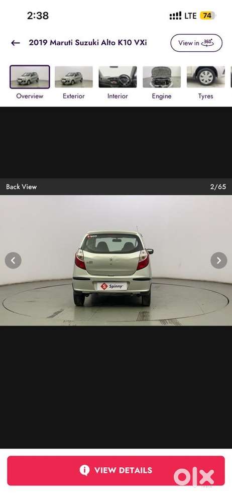 Maruti Suzuki Alto K10 2019 Petrol 50000 Km Driven