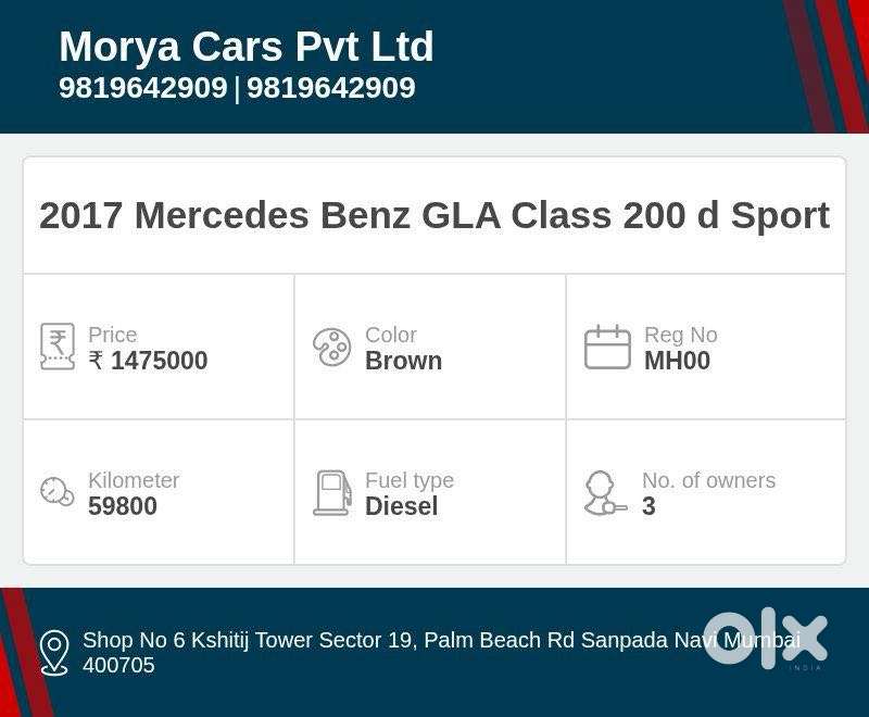 Mercedes-benz Gla Class 200 D Sport, 2017, Diesel