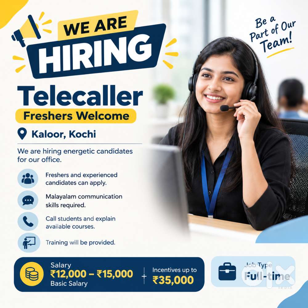 Telecaller &ndash; Freshers Welcome